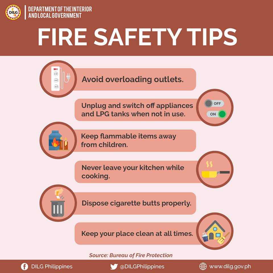 FIRE SAFETY TIPS Bacoor Government Center