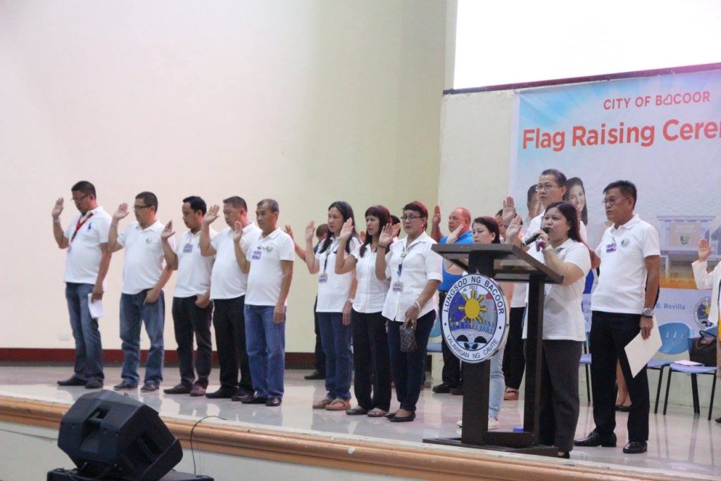 July 11, 2016 – Flag Raising Ceremony | Bacoor Government Center