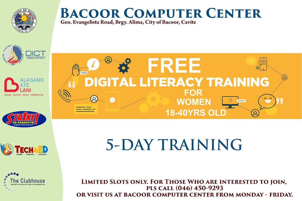 We are now accepting registrants (Women only) for our 5 – DAY DIGITAL ...