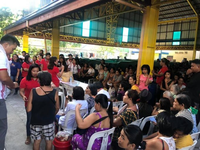 Relief goods are being distributed by Red Cross Cavite, Bacoor | Bacoor ...