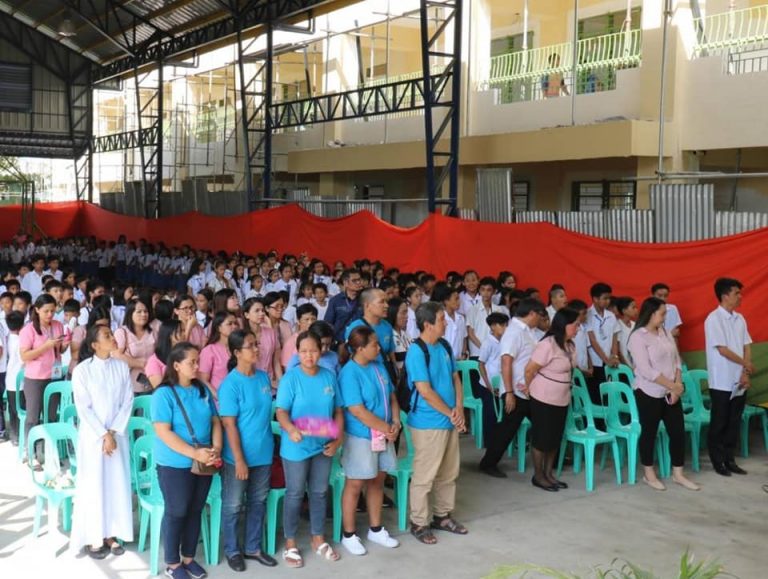 Ginanap ang blessing at inauguration ng covered court sa Habay ...