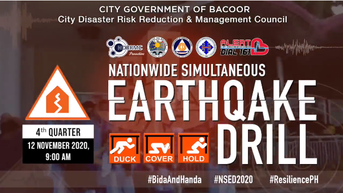 Nationwide Simultaneous Earthquake Drill | Bacoor Government Center