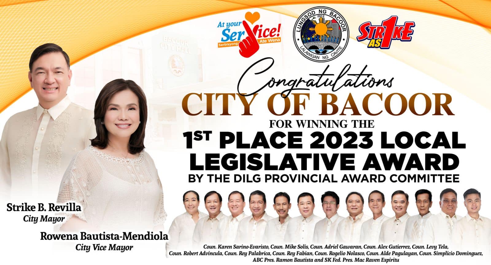 Congratulations City Of Bacoor Bacoor Government Center