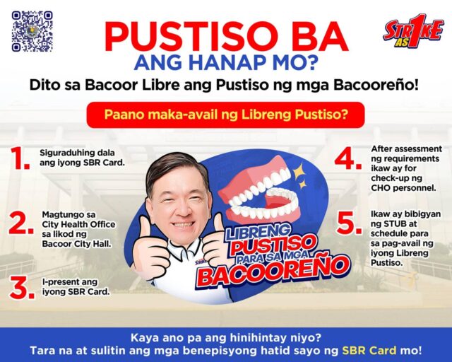 Libreng Pustiso, Handog Ni 24/7 Mayor Strike B. Revilla | Bacoor ...